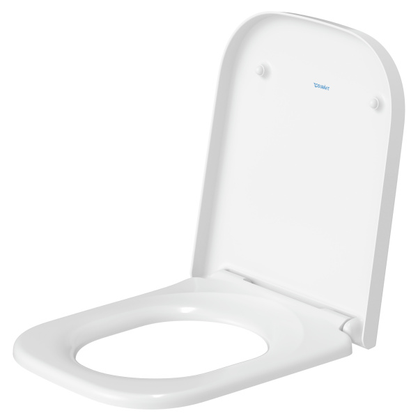 Крышка-сидение с микролифтом Duravit Happy D.2 белая 0064590000 (детальная фотография), с микролифтом
