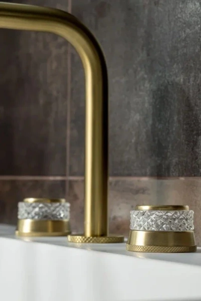 Смеситель для раковины Boheme Aura золото матовое 152-MG-A (детальная фотография), в наличии