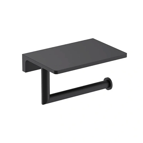 Бумагодержатель Timo Saona черный - фото 2