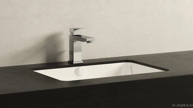 Смеситель для раковины Grohe Eurocube 23446000 (детальная фотография), хром