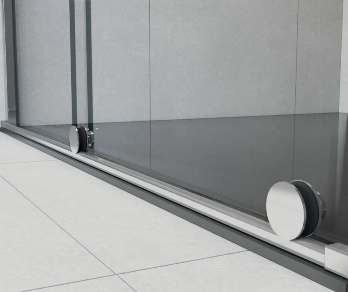 Душевая дверь в нишу Vincea Arno 120 см стекло прозрачное VPS-1A120CL (детальная фотография), недорогие, в нишу, стеклянные