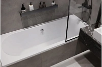 Ванна акриловая Relisan Katrin Гл000026032 170 х 75 см, белая