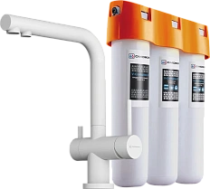 Смеситель для кухни Omoikiri Nagano-WH-P белый