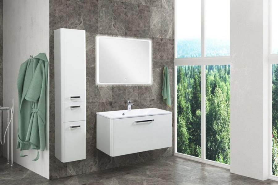 Зеркало с подсветкой Акватон Соул 120 см прямоугольное 1A252902SU010 (детальная фотография), современные, hi-tech