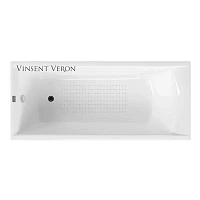 Чугунная ванна Vinsent Veron Devon VDV1807545-AS, 180 x 75 см, с антискользящим покрытием, цвет белый
