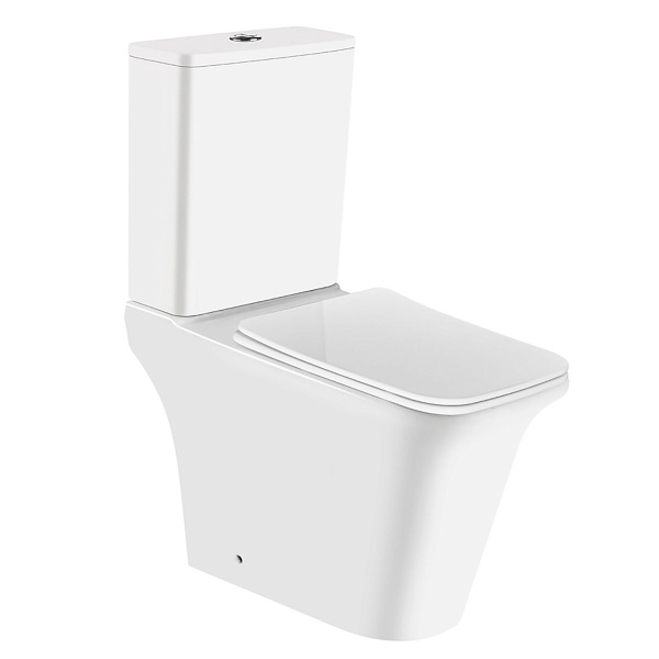 Унитаз компакт Azario Avero безободковый AZ-3121-G (детальная фотография)