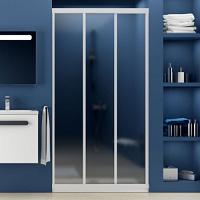 Душевая дверь, профиль белый, стекло грейп, Ravak Supernova ASDP3-100 00VA0102ZG