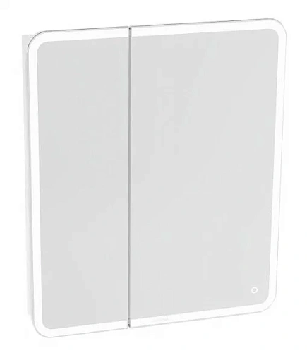 Зеркальный шкаф с подсветкой Grossman Адель 70 см белый - фото 3