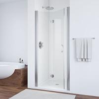 Душевая дверь профиль глянцевый хром стекло прозрачное Vegas-glass