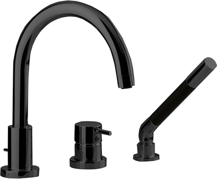 Смеситель для ванны Cisal Less New LN001260 с ручной лейкой (детальная фотография), для ванны