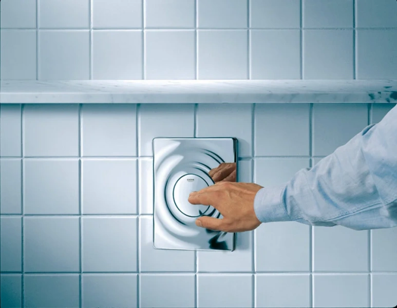 Смывная клавиша, хром, Grohe Surf 38574000 (детальная фотография) index_3