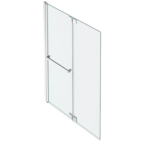 Шторка для ванны Jacob Delafon Adequation 100х140 см хром - фото 1