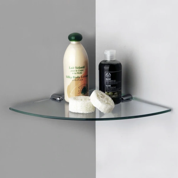 Полочка для ванной WasserKRAFT угловая K-533 (детальная фотография), хром