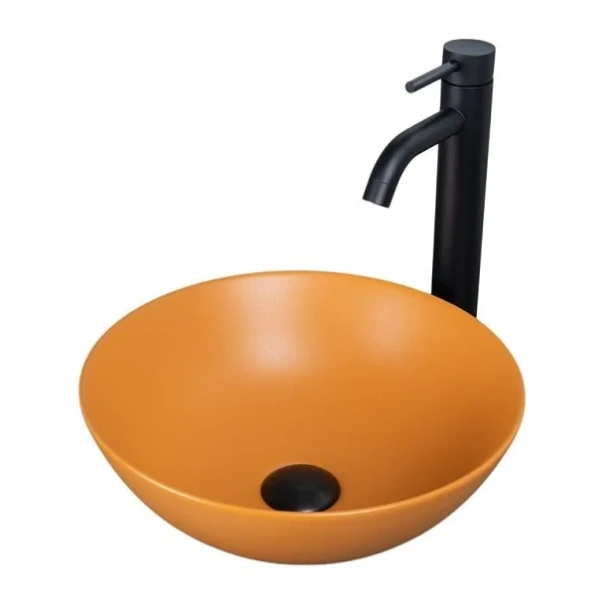 Раковина GID Esfera 9081orm 36 см оранжевая 53405 (детальная фотография)