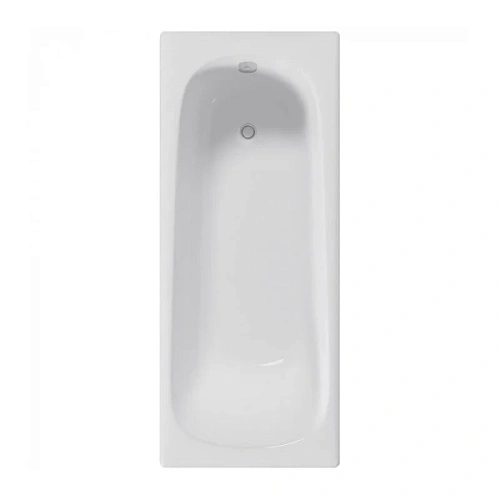 Ванна чугунная Delice Continental Plus 120х70 см белая - фото 1