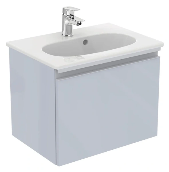 Тумба под раковину подвесная Ideal Standard Tesi 50 см светло-серая глянцевая T0045PH (детальная фотография)