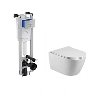 Унитаз подвесной Акватек Оберон безободковый