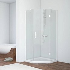 Душевой уголок стекло прозрачное Vegas-glass AFA-Pen 100 01 R