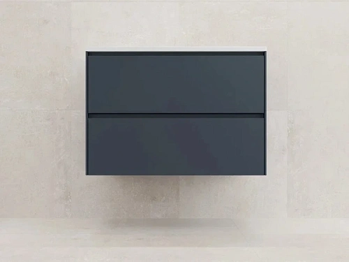 Тумба под раковину подвесная Style Line Лима 80 см графит - фото 1