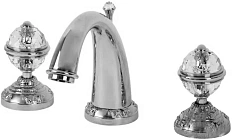 Смеситель для раковины Migliore Cristalia с фиксированным изливом