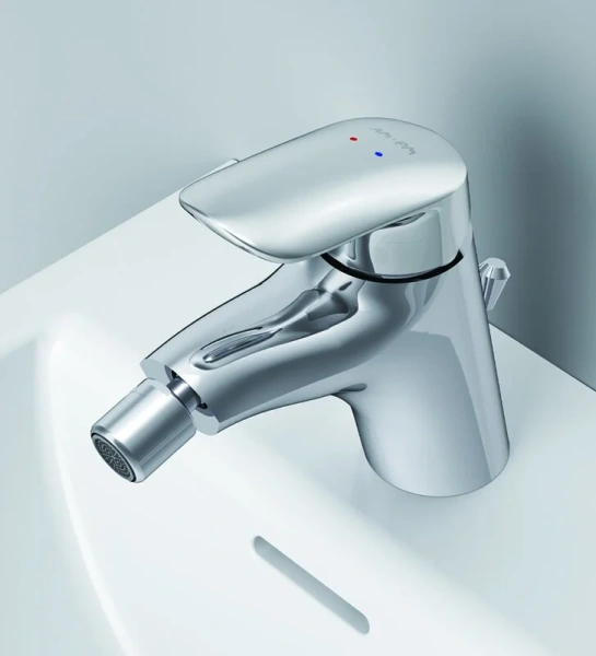 Смеситель для биде AM.PM Bliss L излив 153 мм хром, с донным клапаном F5383132 (детальная фотография), хром