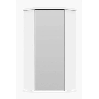 Зеркальный шкаф Misty Лилия БФ 34 см угловой белый