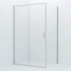 Душевой уголок IDDIS Zodiac 120х90 см профиль хром, стекло прозрачное