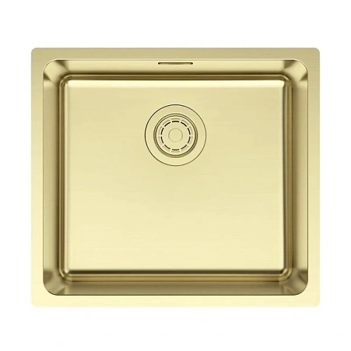 Мойка для кухни Paulmark Yuni 49 см светлое золото - фото 2