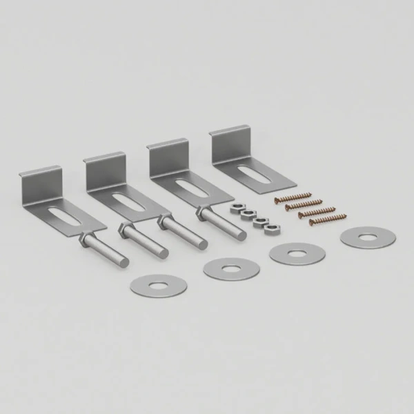 Набор креплений для раковины Kerasan металл 761090 (детальная фотография)