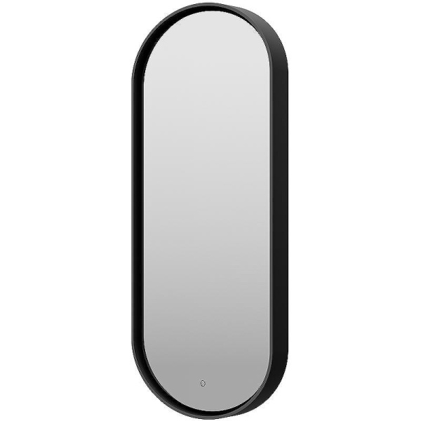 Зеркало с подсветкой Brevita Saturn 50 см черное SAT-Dro1-050-black (детальная фотография), современные, hi-tech
