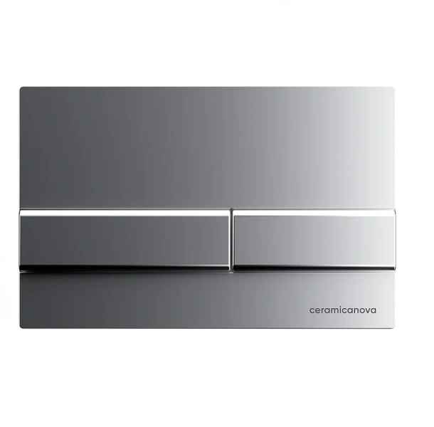 Клавиша смыва Ceramica Nova Flat хром матовый CN002M (детальная фотография)