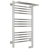 Полотенцесушитель электрический правый, с полкой цвет без покрытия Сунержа Богема 2.0 800х500