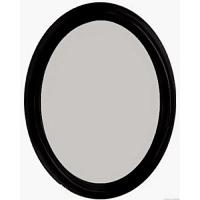 Зеркало Simas Lante 62 см черное глянцевое