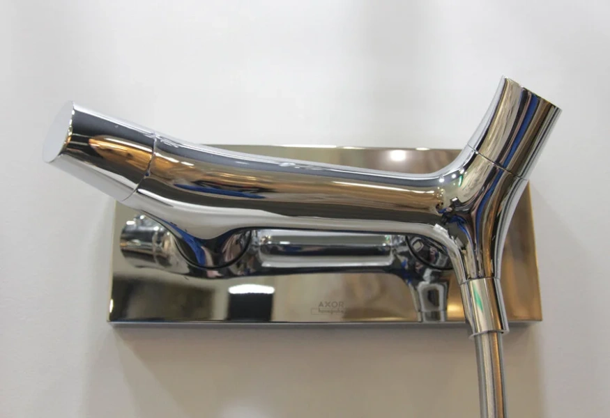 Смеситель для душа термостатический Axor Starck Organic 12602000 (детальная фотография), хром