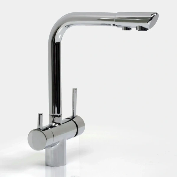 Смеситель для кухни WasserKRAFT A83 под фильтр (детальная фотография), хром, золото, белые, черные