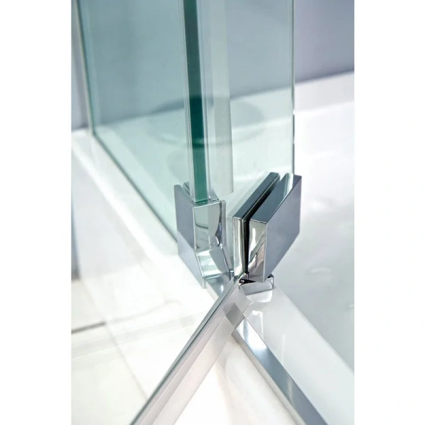 Душевая дверь в нишу Cezares Slider 80 см стекло серое, профиль хром SLIDER-B-1-70/80-GRIGIO-Cr (детальная фотография), недорогие, в нишу, стеклянные