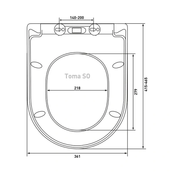Крышка-сиденье с микролифтом BERGES Toma дюропласт 016803 (детальная фотография), с микролифтом