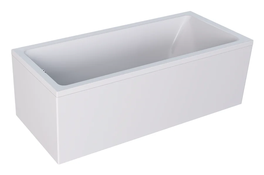 Ванна акриловая Marka One Bianca 01бья1880 180 x 80 см, белый (детальная фотография), современныe, hi-tech