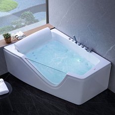 Ванна акриловая Gemy 170x130 см левосторонняя