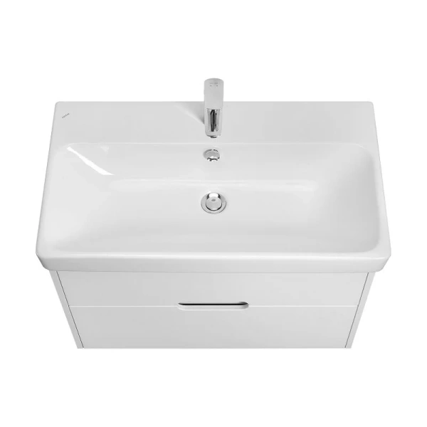 Тумба с раковиной подвесная Акватон Оливия 80 см белый матовый 1A2831K0OL010 (детальная фотография), нет в наличии