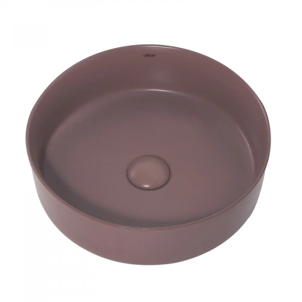Раковина Abber Bequem 36 см коричневая матовая AC2108MC (детальная фотография), другие
