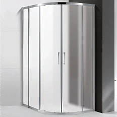 Душевой уголок Cezares Molveno 100x80 см профиль хром стекло рифленое