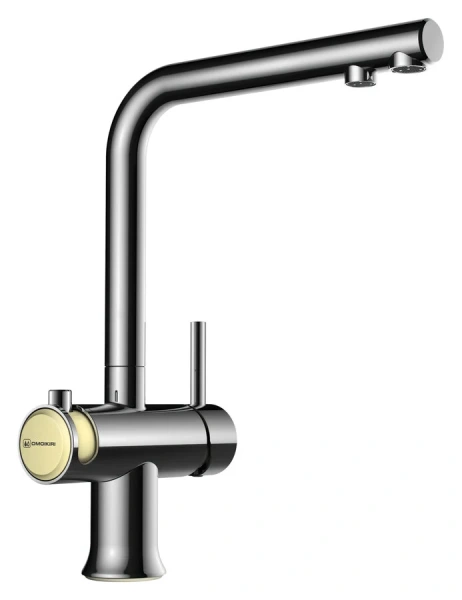 Смеситель для кухни Omoikiri Hotaru-C-BE хром/ваниль 4994052 (детальная фотография)