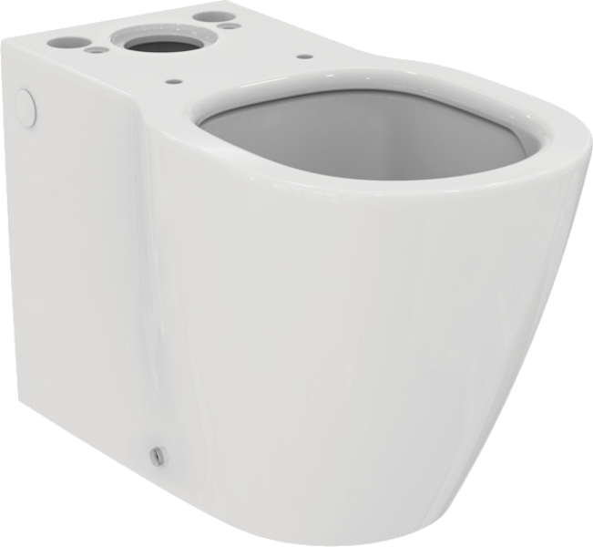 Чаша для унитаза-компакта Ideal Standard Connect без сиденья, технология AquaBlade E039701 (детальная фотография), с бачком