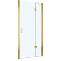 Душевая дверь профиль золотой стекло прозрачное Vegas-glass
