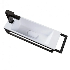 Консоль для раковины Grossman Метрис 60 см черная