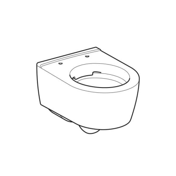 Унитаз подвесной Geberit iCon 204070000 (детальная фотография), безободковые