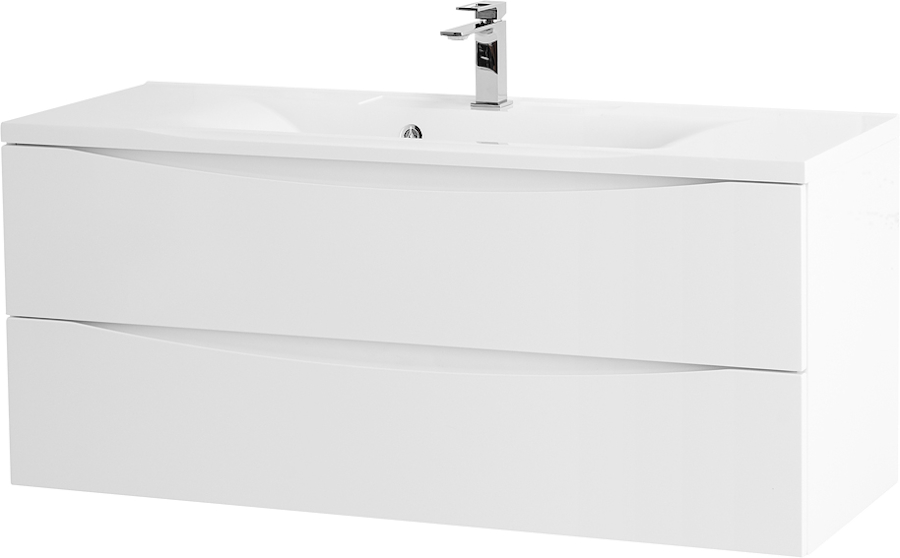 Тумба под раковину подвесная BelBagno Marino 120 см bianco opaco MARINO-1200-2C-SO-BO-P (детальная фотография)