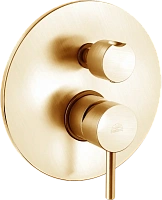 Смеситель для душа Paffoni Light медовое золото брашированное