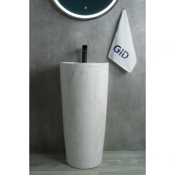 Раковина напольная GID Autonomo Nb131wgss 40 см под камень глянец 81115 (детальная фотография), современные, hi-tech